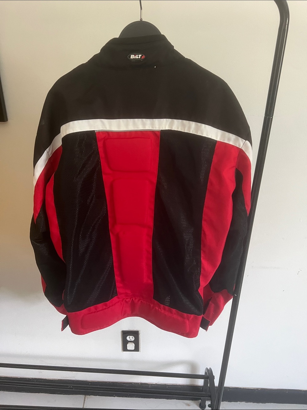 BILT Racer Mesh Motorcycle Riding Jacket Mens - Picture 4 of 5